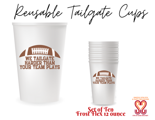 Tailgate Frost Flex Cups - Set of 10