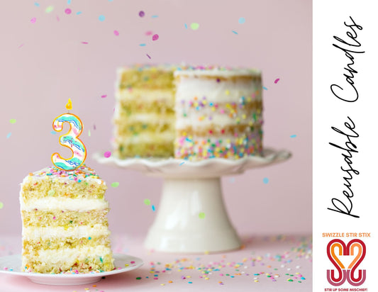 Reusable Acrylic Birthday Candles